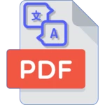 Logo of PDF Translator android Application 